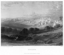 Bethlehemsgravyr av William Miller efter Leitch
