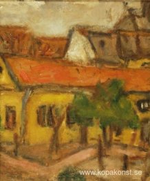 Utsikt över en gata vid Hatvan