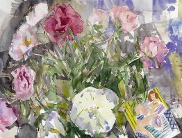 Ljus bukett blommor