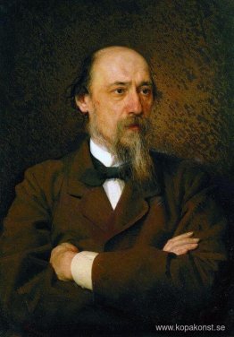 Porträtt av poeten Nikolai Nekrasov