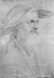 Porträtt av Hessen Eobanus