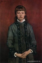 Flicka med vikta händer