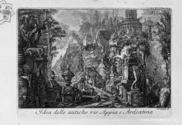Idé om den antika Via Appia och Ardeatina