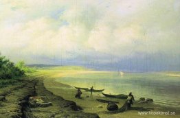 Bank of the Volga efter stormen