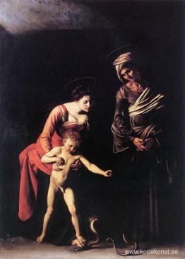 Madonna och barn med St. Anne