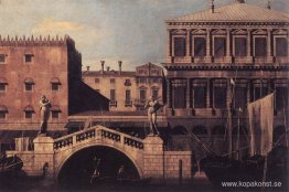 Capriccio: Ponte della Pescaria och byggnader på kajen