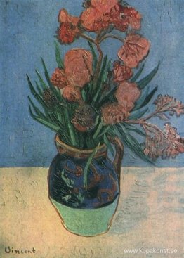 Stillebensvas med oleander