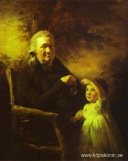 Porträtt av John Tait och hans barnbarn