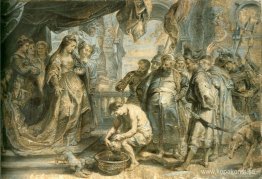 Drottning Tomyris med Cyrus huvud