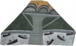 Båtar under Saltash Bridge (Royal Albert Bridge)