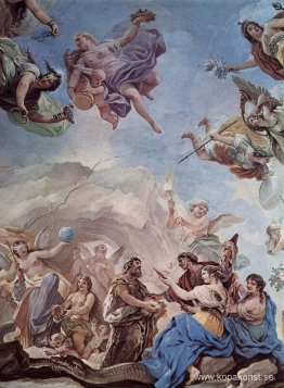 The Creation of Man (detalj av dekorativt tak)
