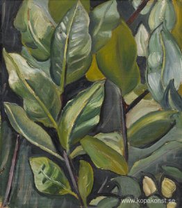 Leaves (studie för porträtt av Barbara)