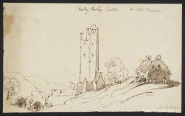 Bally Hooley Castle och Old Church