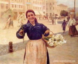 Kiev blomsterflicka