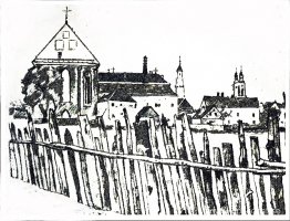 Gammal stad i Kaunas