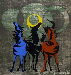 Närliggande hästar