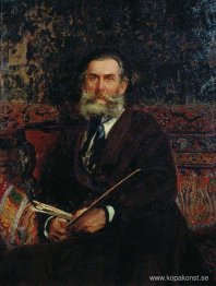 Porträtt av konstnären A. P. Bogolubov