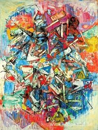 Röd blå sammansättning