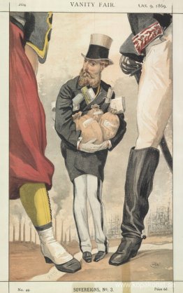 Sovereigns No.30 Karikatyr av Leopold II av belgarna