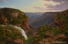 Weatherboard Creek Falls, Jamiesons Valley, New South Wales