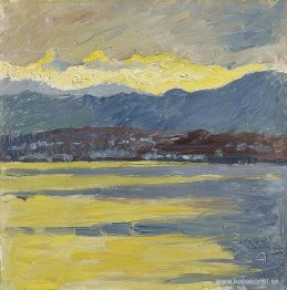 Foehn atmosfär (Zürichsjön)