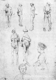 Hängda män och två porträtt