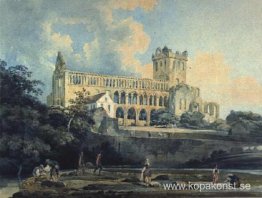 Jedburgh Abbey från floden