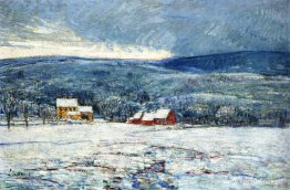 Vinter i Connecticut Hills
