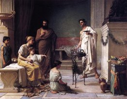 Ett sjukt barns besök i Aesculapius tempel