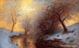 Brookside på vintern