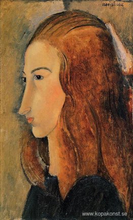 Porträtt av Jeanne Hebuterne