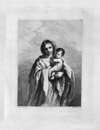 Halvfigur av en kvinna som sitter