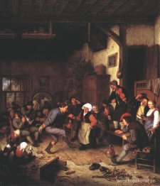 Merrymakers in an Inn