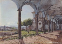 Utsikt från klostret Sant 'Onofrio i Rom