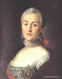 Porträtt av storhertiginnan Catherine Alekseevna, blivande kejsa