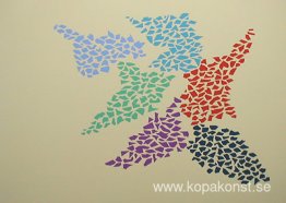 Konfetti mönster