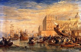 George IV går ombord till Skottland i Greenwich