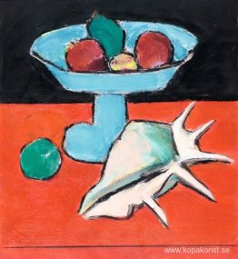 Stilleben med Tazza och snäckskal