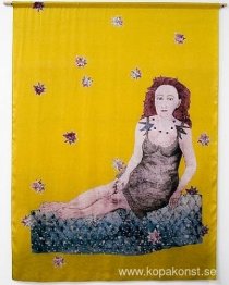 Sitting with Snake (Självporträtt)