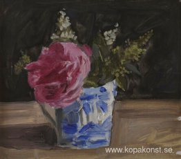 Montrouge ros i en engelsk kopp