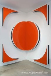 Souvenirfoto: 1 kvadrat = 1 cirkel + 4 trianglar, höga reliefer