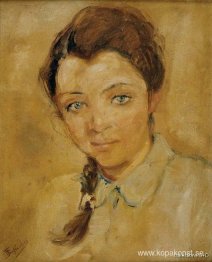 Porträtt av en flicka