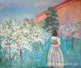 En trädgård i Blossom