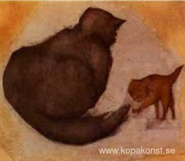 Katt och kattunge