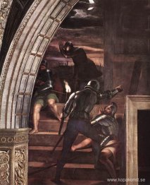 Vakterna utanför fängelset, detalj från "The Liberation of St Pe