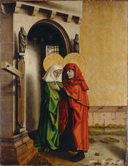 Joachim och Anna framför Gyllene porten