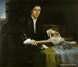 Porträtt av en gentleman i hans studie
