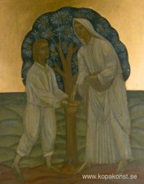 Två under ett träd