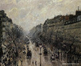 Boulevard Montmartre Dimmig morgon