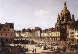 Nya marknadstorget i Dresden
